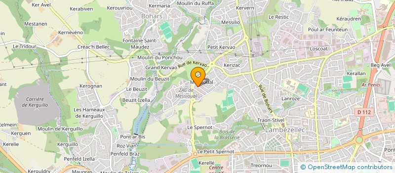 localisation de l'entreprise MADAME ZOE GOUEZ  BREST