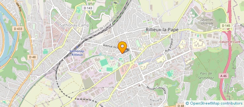 localisation de l'entreprise MADAME ZOE GUIBAUD à RILLIEUX-LA-PAPE