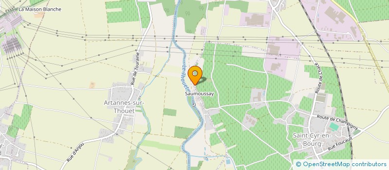 localisation de l'entreprise MADAME ZOE GUIBERTEAU  SAUMUR
