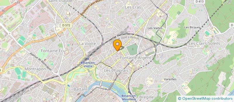 localisation de l'entreprise MADAME ZOE GUILLOT  BESANCON