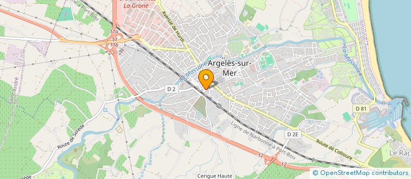 localisation de l'entreprise MADAME ZOE HABABOU à ARGELES-SUR-MER