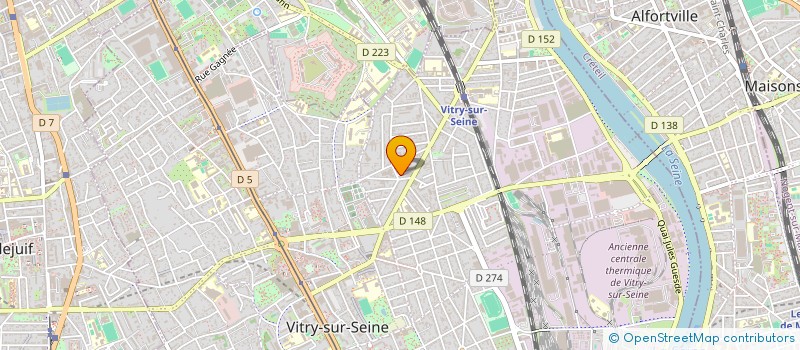 localisation de l'entreprise MADAME ZOE HAMMOUCHE  VITRY-SUR-SEINE