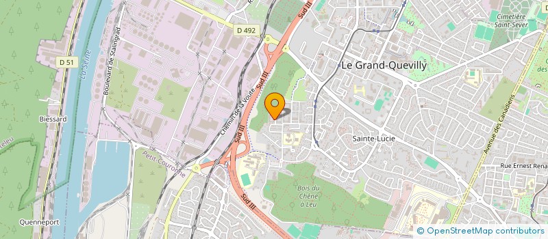 localisation de l'entreprise MADAME ZOE HAURI  LE GRAND-QUEVILLY