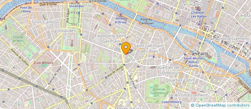 localisation de l'entreprise MADAME ZOE ISLE DE BEAUCHAINE  PARIS