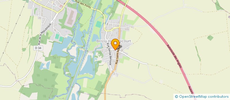 localisation de l'entreprise MADAME ZOE JACQUIER  BRISSY-HAMEGICOURT