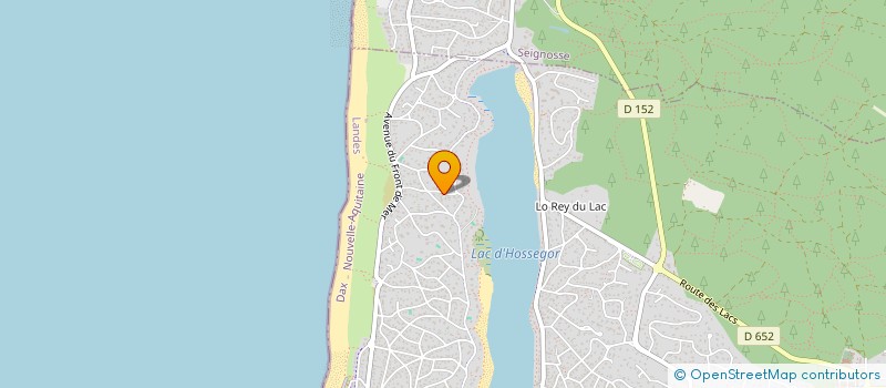 localisation de l'entreprise MADAME ZOE JAECKIN  SOORTS-HOSSEGOR