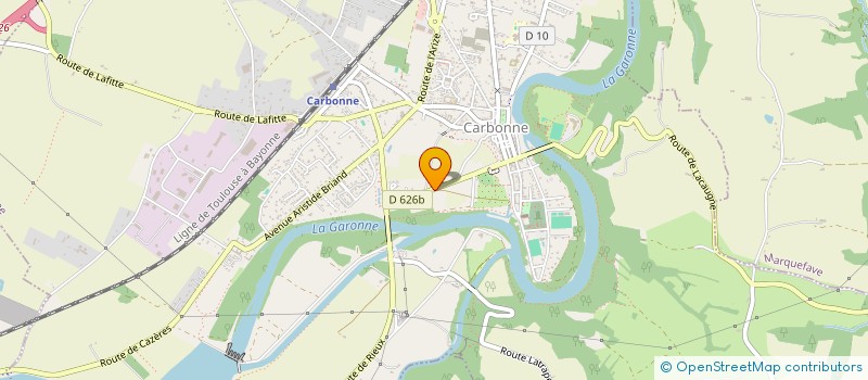 localisation de l'entreprise MADAME ZOE JAKUB  CARBONNE