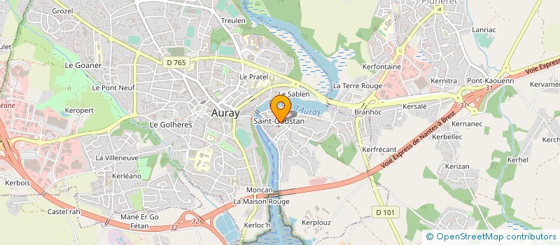 localisation de l'entreprise MADAME ZOE JIQUEL à AURAY