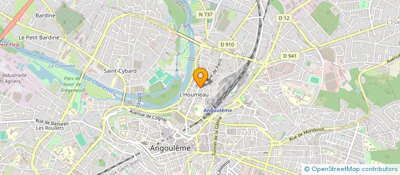 localisation de l'entreprise MADAME ZOE JOUVIN à ANGOULEME