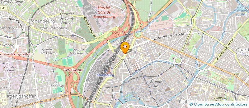 localisation de l'entreprise MADAME ZOE KINER à STRASBOURG