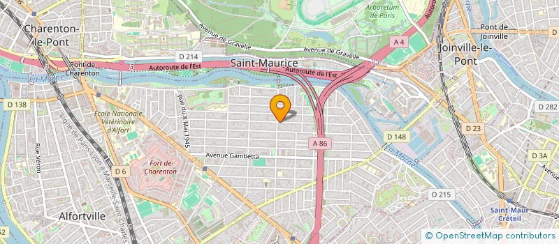 localisation de l'entreprise MADAME ZOE KOVACS  MAISONS-ALFORT