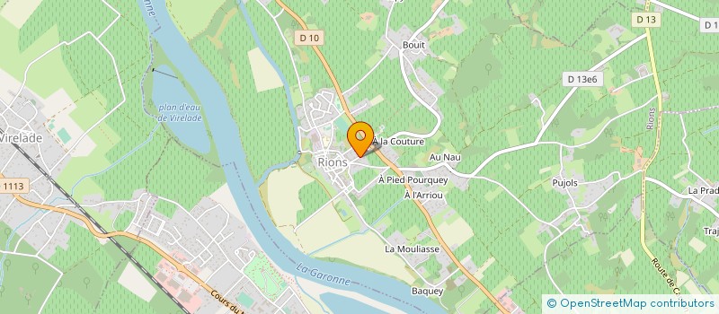 localisation de l'entreprise MADAME ZOE LAGNEL  RIONS