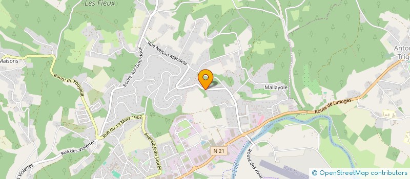 localisation de l'entreprise MADAME ZOE LANNET  TRELISSAC