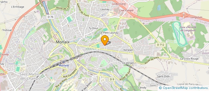 localisation de l'entreprise MADAME ZOE LE CANN à MORLAIX