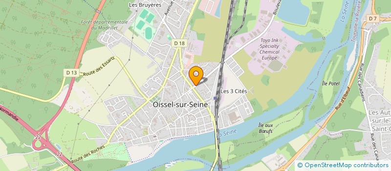 localisation de l'entreprise MADAME ZOE LECERF  OISSEL