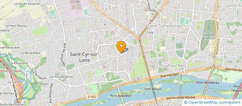 localisation de l'entreprise MADAME ZOE LECOUFFE  SAINT CYR SUR LOIRE