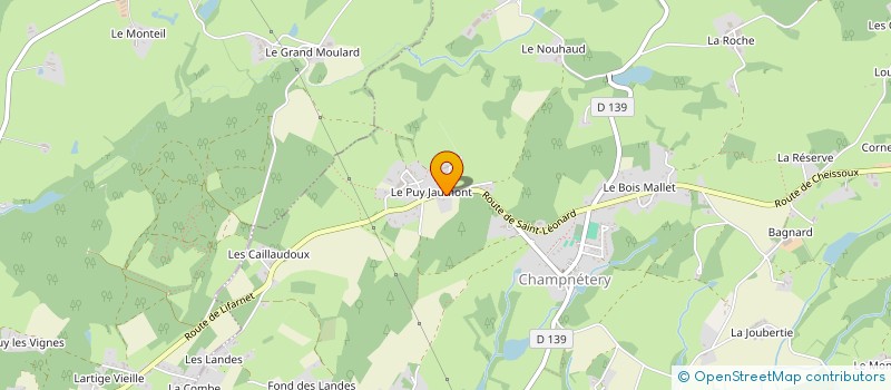 localisation de l'entreprise MADAME ZOE LEGRESY  LE CHATENET-EN-DOGNON