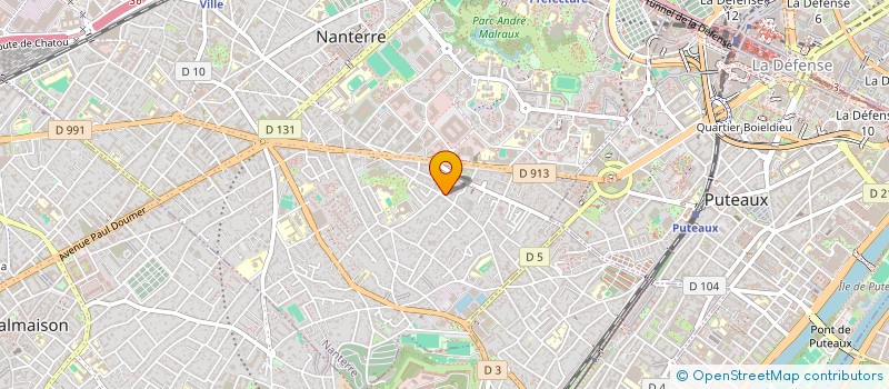 localisation de l'entreprise MADAME ZOE LEONARD  NANTERRE