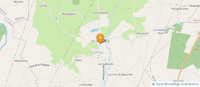localisation de l'entreprise MADAME ZOE LEONIE ODILE BLONDEAU DECAUDIN à GOURNAY