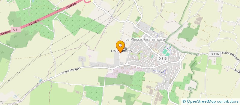 localisation de l'entreprise MADAME ZOE LERAY  LE PLESSIS-GRAMMOIRE