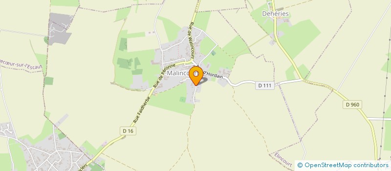 localisation de l'entreprise MADAME ZOE LERICHE  MALINCOURT