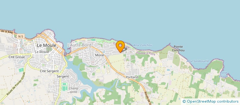 localisation de l'entreprise MADAME ZOE LIDON  LE MOULE