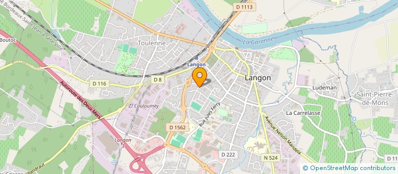 localisation de l'entreprise MADAME ZOE LISSARRAGUE  LANGON