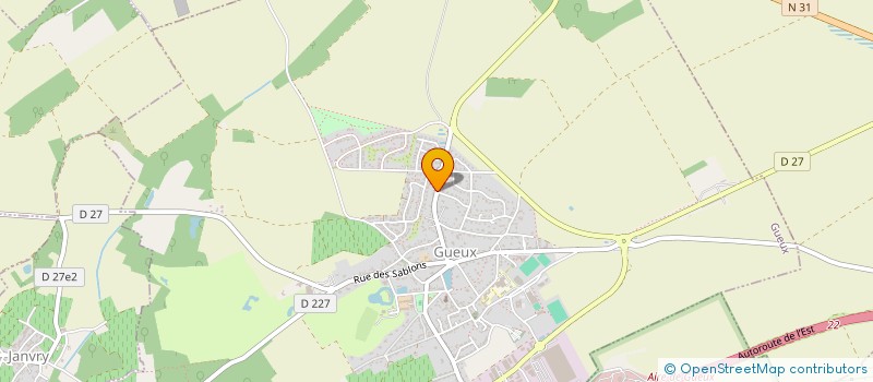 localisation de l'entreprise MADAME ZOE LOUVIOT  GUEUX