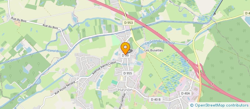 localisation de l'entreprise MADAME ZOE MABRIER  HASNON