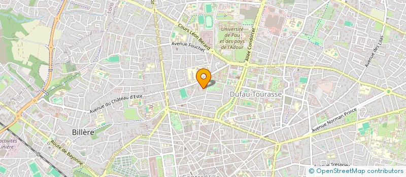 localisation de l'entreprise MADAME ZOE MADRIERES à PAU