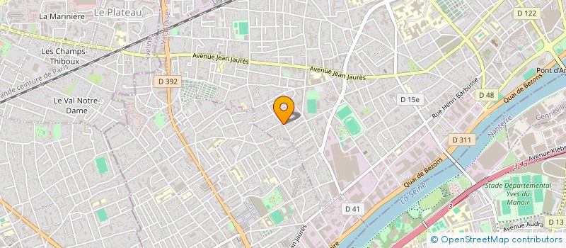 localisation de l'entreprise MADAME ZOE MARIE HELENE ORELIO  ARGENTEUIL