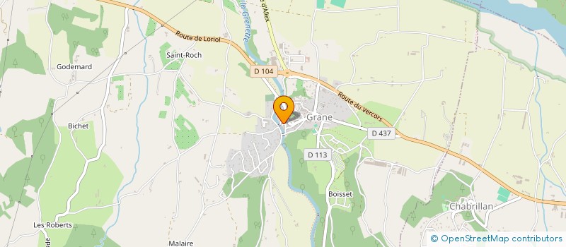 localisation de l'entreprise MADAME ZOE MARTIN  GRANE