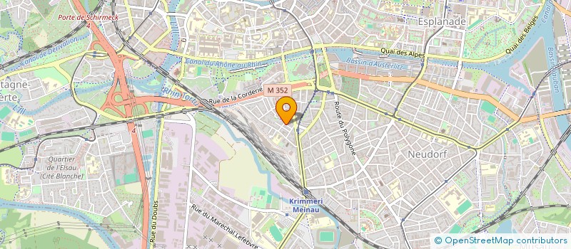 localisation de l'entreprise MADAME ZOE MAZEYRAC à STRASBOURG