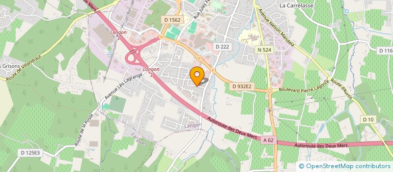 localisation de l'entreprise MADAME ZOE MENA  LANGON