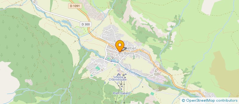 localisation de l'entreprise MADAME ZOE MONIER à LE MONETIER-LES-BAINS