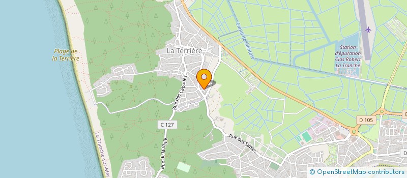 localisation de l'entreprise MADAME ZOE MORIN  TRANCHE-SUR-MER (LA)