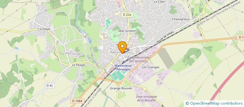 localisation de l'entreprise MADAME ZOE NEVREUX à MEXIMIEUX