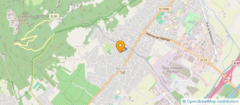 localisation de l'entreprise MADAME ZOE OSS-PAPOT  BERNIN