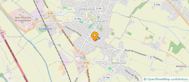 localisation de l'entreprise MADAME ZOE OTRIO  ESCALQUENS