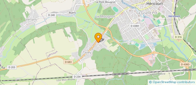 localisation de l'entreprise MADAME ZOE PETREQUIN  HERICOURT