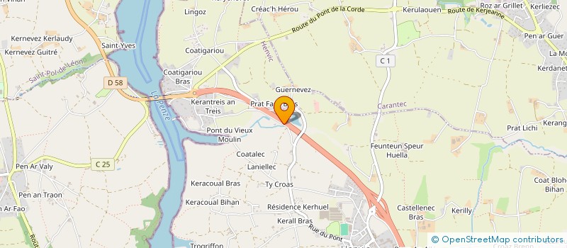 localisation de l'entreprise MADAME ZOE PHILIPPE  HENVIC