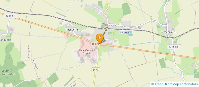 localisation de l'entreprise MADAME ZOE PILET-DUMETZ  TINCQUES