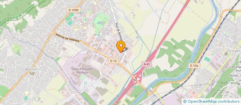 localisation de l'entreprise MADAME ZOE PILLARD  CROLLES