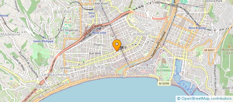 localisation de l'entreprise MADAME ZOE POISSONNET à NICE