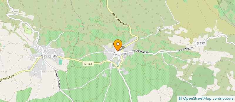 localisation de l'entreprise MADAME ZOE PONCET à AZILLANET