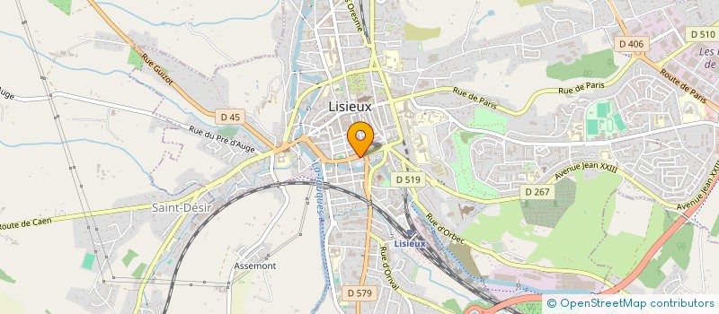 localisation de l'entreprise MADAME ZOE POUILLY à LISIEUX