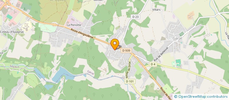 localisation de l'entreprise MADAME ZOE PRADELLE  GARAT