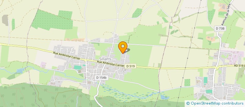 localisation de l'entreprise MADAME ZOE RAES  SILLANS