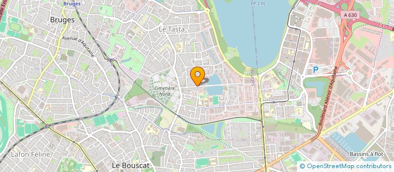 localisation de l'entreprise MADAME ZOE RAFFAUD  BRUGES