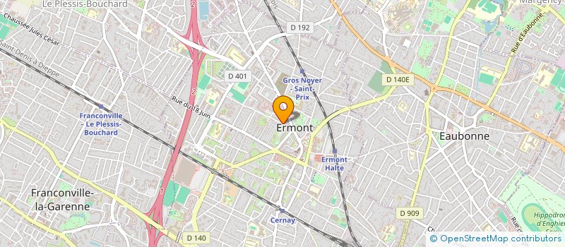 localisation de l'entreprise MADAME ZOE ROBERT  ERMONT